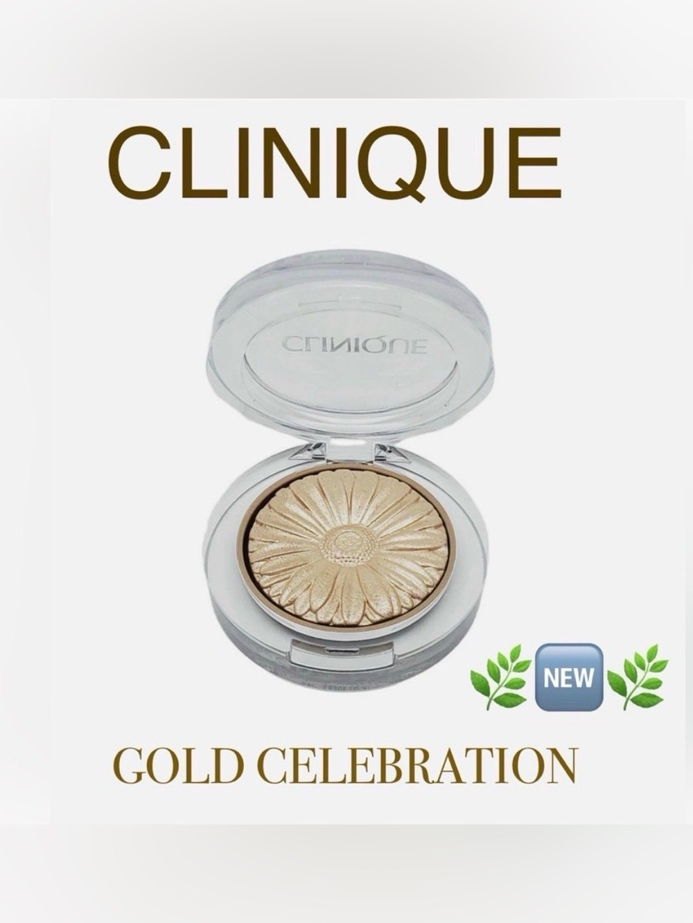 Clinique Cheek Pop Highlighter Gold Celebration Pop Full Size ~NEW~